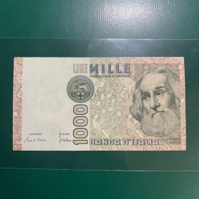 外国纸币~意大利82年1000里拉纸币