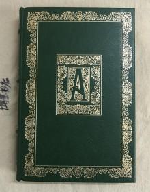 Franklin library真皮限量版：《安柏逊大族》布斯·塔金顿，The Magnificent Ambersons,普利策小说奖系列,1977年初版，书口刷金，内含大量精美插图，《了不起的安德森家族》