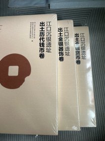 江口沉银遗址出土金银货币卷+金银器饰卷+历代钱币卷（四川彭山江口古战场遗址文物考古研究丛书 第一辑 16开精装 全三册）