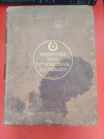 WEBSTER'S NEW INTERNATIONAL DICTIONARY 1913年重8公斤 巨厚（韦氏新国际字典）