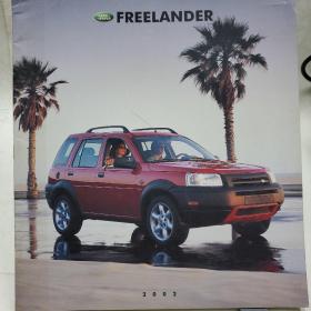 2002年 LAND ROVER 路虎 FREELANDER 自由人汽车 RANGE ROVER 样本 目录 画册 广告 宣传册