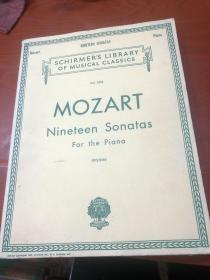 MOZART Nineteen Sonatas.