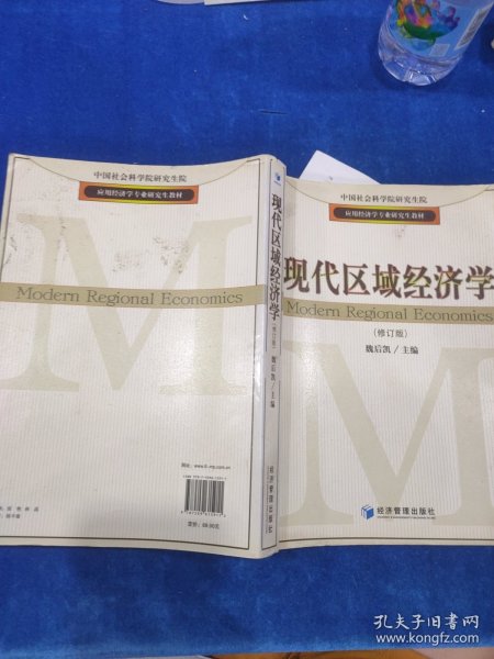 应用经济学专业研究生教材：现代区域经济学