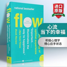 英文原版 Flow 心流：当下的幸福 英文版 进口英语原版书籍