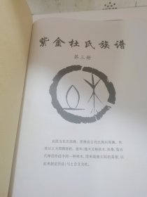 紫金杜氏族谱（一，二，三）