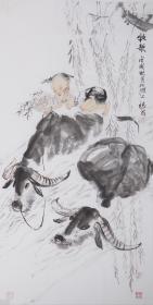 （保真）刘德明      
       生于四川德阳，现为中国美术家协会会员，北京工笔重彩画协会会员。