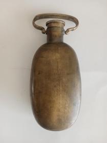 民国二战时期铜酒壶