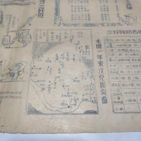 （解放战争三好战士专题漫画）勇士第29、40期等4张：有一个解放苏北的小地图，有一张“三好连、班、干部、战士标准”