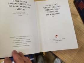 《马克思/恩格斯全集》第一部 21册 Marx Engels Gesamtausgabe (MEGA) 包邮