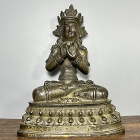 纯铜度母佛像摆件 值得收藏