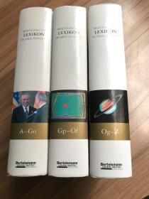 德文原版精装 BERTELSMANN LEXIKON
IN DREI BÄNDEN(全3册）