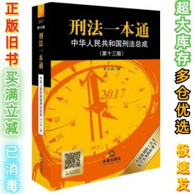 刑法一本通：中华人民共和国刑法总成（第十三版）