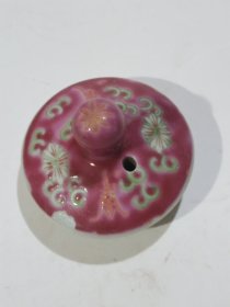 老瓷壶盖(外径6.5cm内径4.7cm)