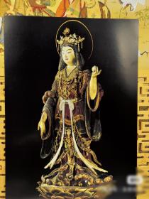 日本净琉璃寺大吉祥天套装 四张，大尺寸 纵36Cm橫25.5Cm，昭和六十年(1985年)印刷品。实价不议。