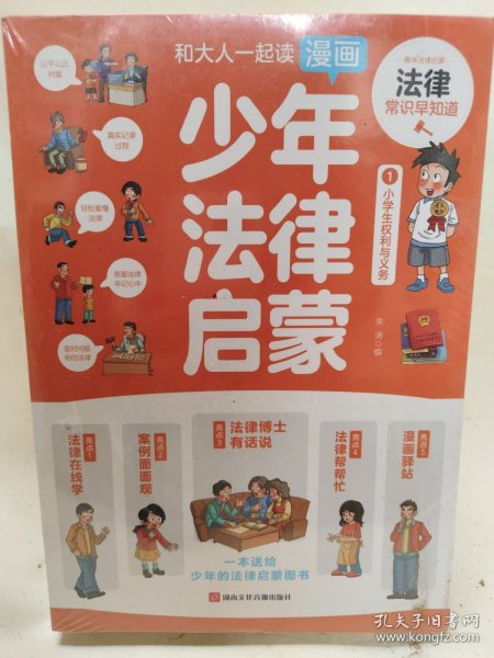 和大人一起读漫画少年法律启蒙全套4册