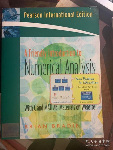 a friendly introduction to numerical analysis