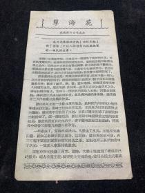 50年代电影说明书；孽海花