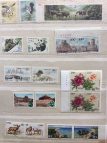 中外联合发行邮票、纪念封。
