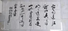 单国防书法 玉壶冰心