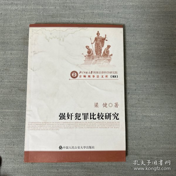 京师刑事法文库：强奸犯罪比较研究