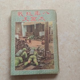 《八年抗战大画史》精装本，纯图片，硬壳封面