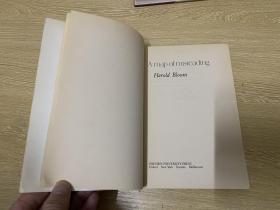 （难拿货的老版书）A Map of Misreading 布鲁姆《误读之图》（《西方正典》作者），《影响的焦虑》续集，示范如何细读诗歌