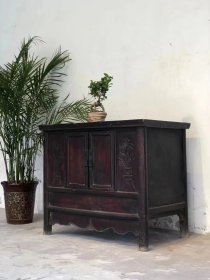 清代，老榆木书桌，全品