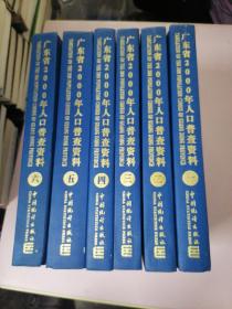 广东省2000年人口普查资料
六册整套