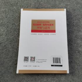 最高人民检察院司法解释 指导性案例理解与适用（2015）