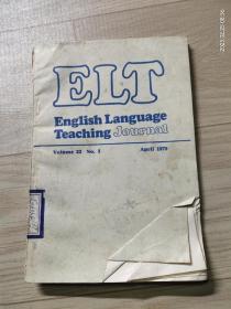 ELT ENGLISH LANGUAGE TEACHING JOURNAL