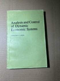 Analysis and Control of Dynamic EconomicSystems 动态经济系统的分析与控制