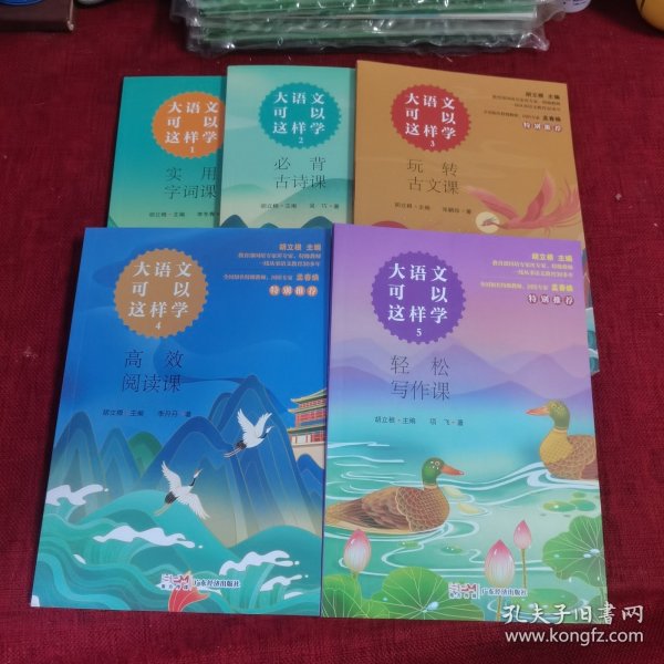 大语文可以这样学全套5册古诗文阅读写作字词小学1-6年级拓展语文学习好帮手主题学习丛书必背古诗词课 高效阅读课 实用字词课 玩转古文课 轻松写作课