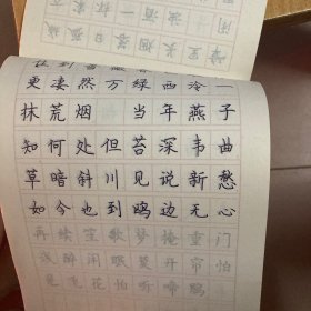 中国古诗词曲钢笔字帖--宋词精萃
