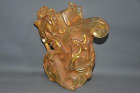 水晶鎏金酒杯酒爵水晶器皿酒樽