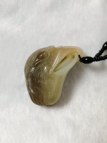和田玉糖料英姿勃发精品挂件吊坠，寓意吉祥美好雕工精美玉质莹润看好下单