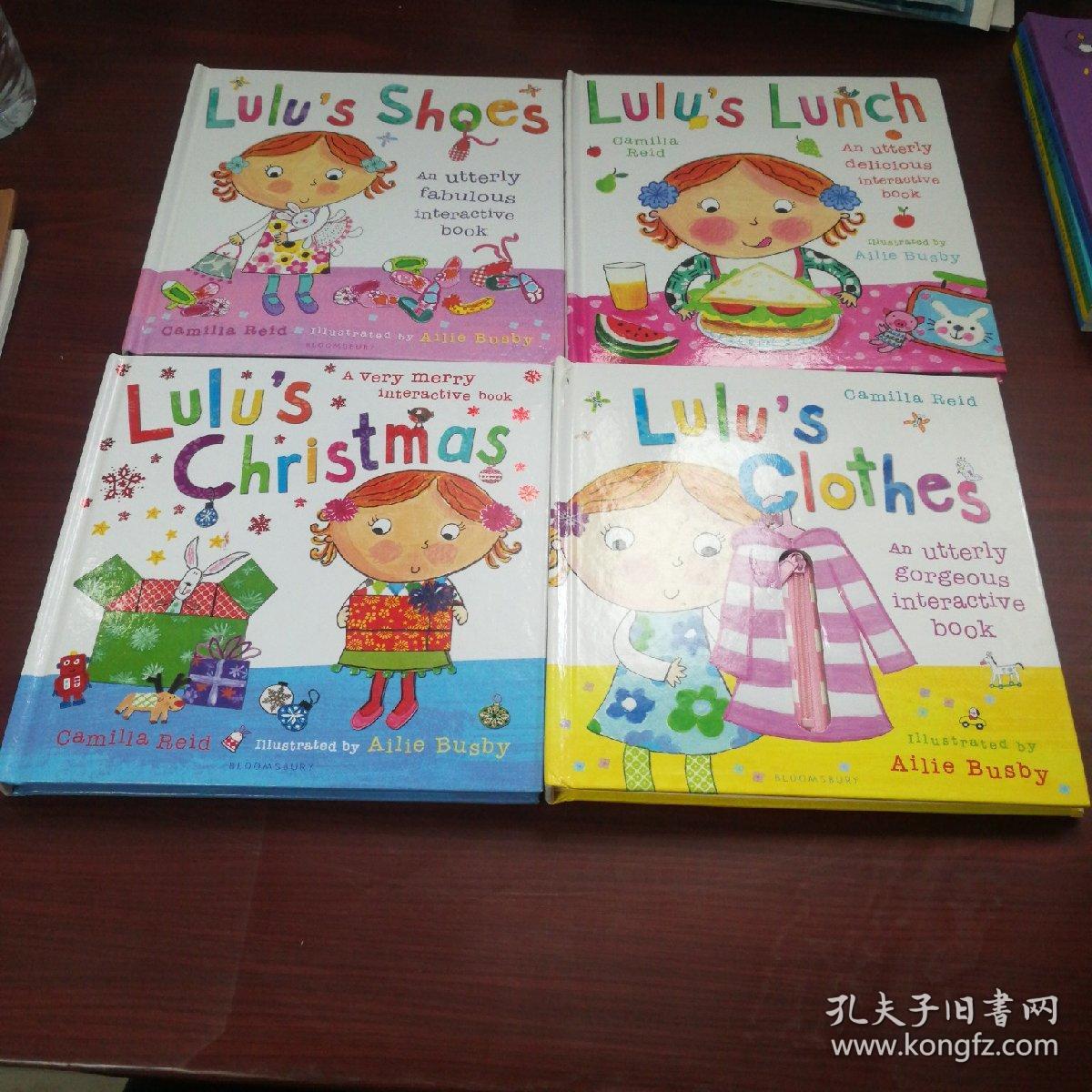 绘本：Lulu's Lunch 、Christmas、Shoes、Clothes、Loves  Colours   【5本合售】