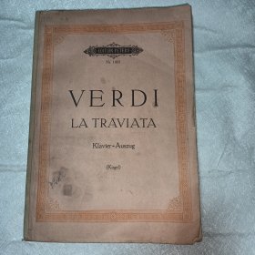 EDITION PETERS Nr. 1469 VERDI LA TRAVIATA Klavier-Auszug (Kogel) 歌剧茶花女钢琴伴奏