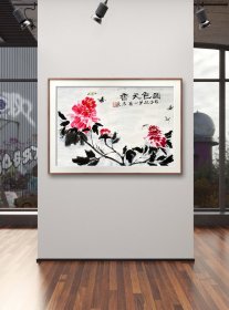 备注：画面有开裂。 李春，1957年生，山东艺术学院美术系毕业，国家一级美术师、中国美术家协会会员、中国连环画研究会理事、山东画院高级画师、青岛美术家协会副秘书长、市南文联主席、市南美术家协会名誉主席、琴岛画院名誉院长、青岛首届跨世纪青年学术、工程技术带头人。，