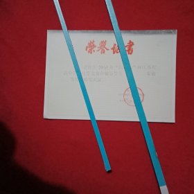 邳州市教育局教研室授予的《2010年“冯茹尔”杯江苏省高中学生化学竞赛辅导奖荣誉证书》（待发件，已盖章；24×16厘米；省级殊荣，得之不易。学子有成，师长光荣。令人长久回味，值得世代收藏）