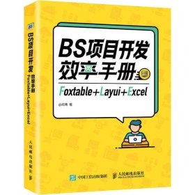 【正版书籍】BS项目开发效率手册