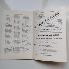 20世纪世界著名女钢琴家 穆拉·林帕尼（Moura Lympany）1962年亲笔签名演出节目册