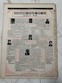 河南日报农村版1994年4月15日，曹徐春三年人均增收1000元，卢氏县食用菌开发成气候，孙口乡村民积极支援京九铁路黄河特大桥建设，河南省石油化学工业厅信阳化工总厂厂长高平，安阳林药厂厂长申学志，原阳县第一农药厂厂长赵相明，项城市农药厂厂长刘新榜，中南化工总厂厂长郭青云，开封克灵丰药业有限公司总经理王广河