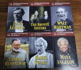 Reading and Interpreting the Works of Walt Whitman/ Jack London/ Mark Twain/ Ernest Hemingway/ Maya Angelou/ The Bronte Sisters六本合售