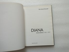 Diana Remembered 1961-1997 精装本