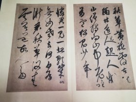 元 鲜于枢 行草真迹（二玄社原大原色顶级复制品/台北故宫博物院藏/经折装）