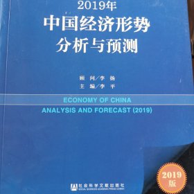 经济蓝皮书：2019年中国经济形势分析与预测