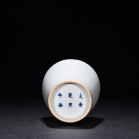 旧藏 清康熙釉里红龙纹赏瓶 高21厘米 宽9.5厘米