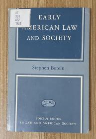 Early American Law and Society