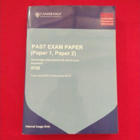 PAST EXAM PAPER （Paper1,Paper2）