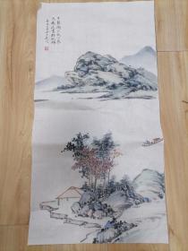 杨建新山水画小品